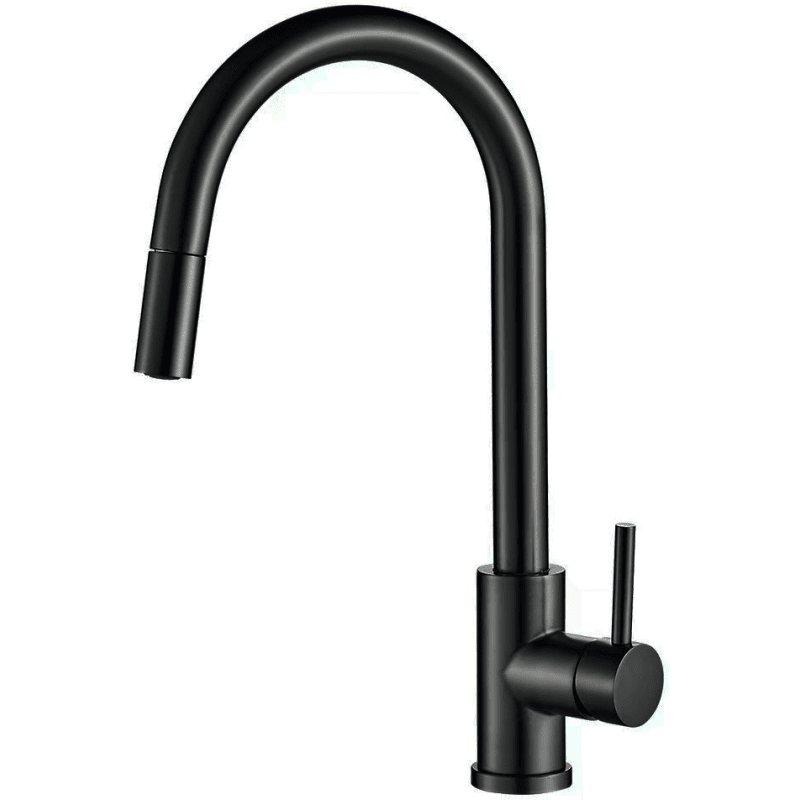 Grifo de cocina FLEXSTREAM negro mate – Entorno Baño