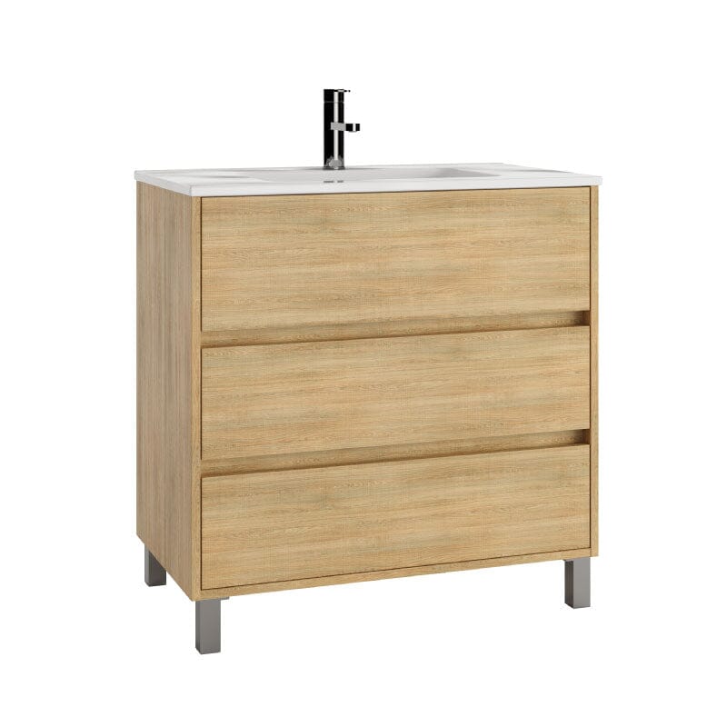 Mueble de Lavabo con Patas ALCOA - 80 cm de ancho - Entorno baño