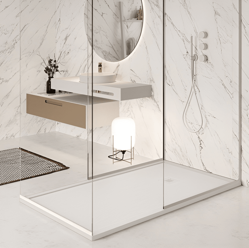 Plato de ducha resina SARIN BLANCO