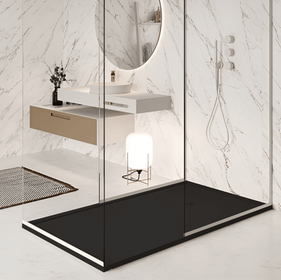 Plato de ducha resina SARIN NEGRO