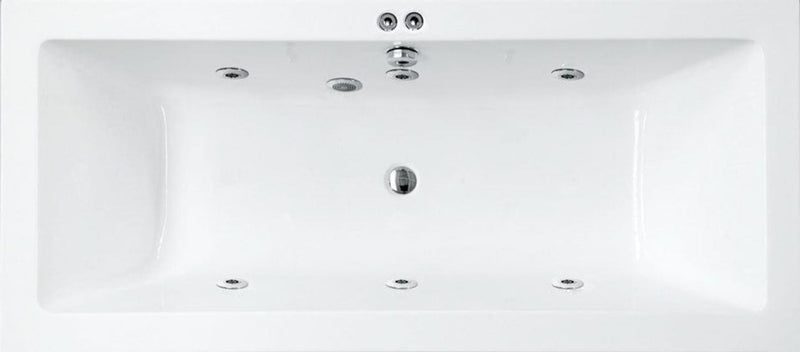 Bañera exenta rectangular CUBE SANYCCES blanca