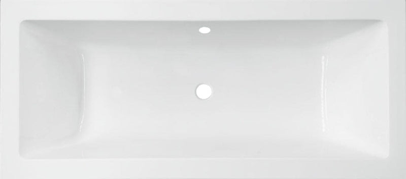 Bañera exenta rectangular CUBE SANYCCES blanca