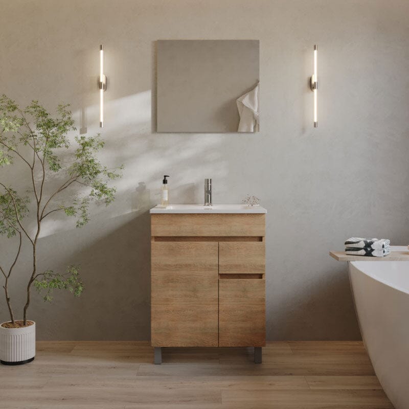 Mueble de Lavabo con Patas CLIF - 60 cm de ancho - Entorno baño