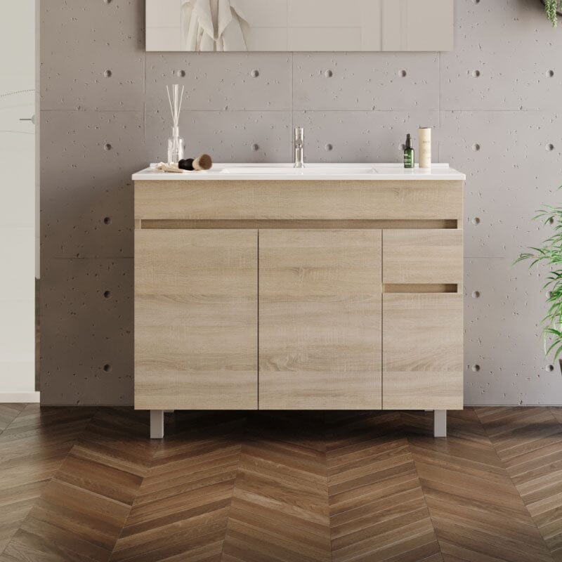 Mueble de Lavabo con Patas CLIF - 80 cm de ancho - Entorno baño