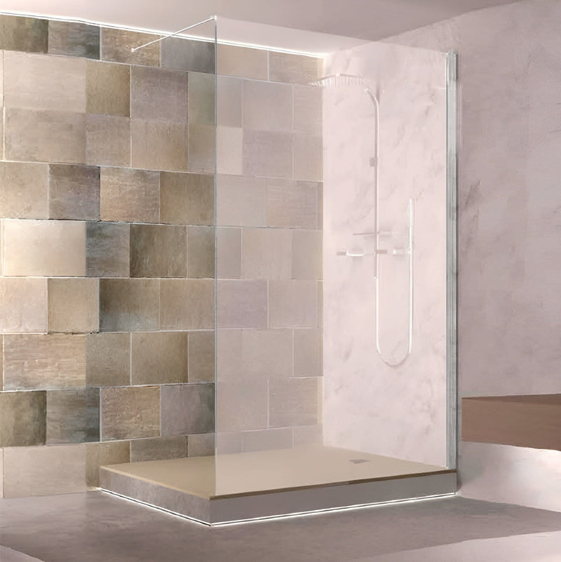 Panel fijo de ducha WALK IN Perfil Cromado - Entorno baño