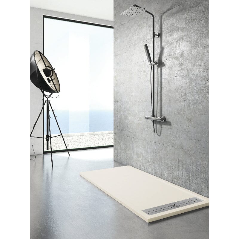 Plato de ducha resina ELITE CREMA
