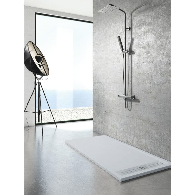 Plato de ducha resina ELITE CENIZA