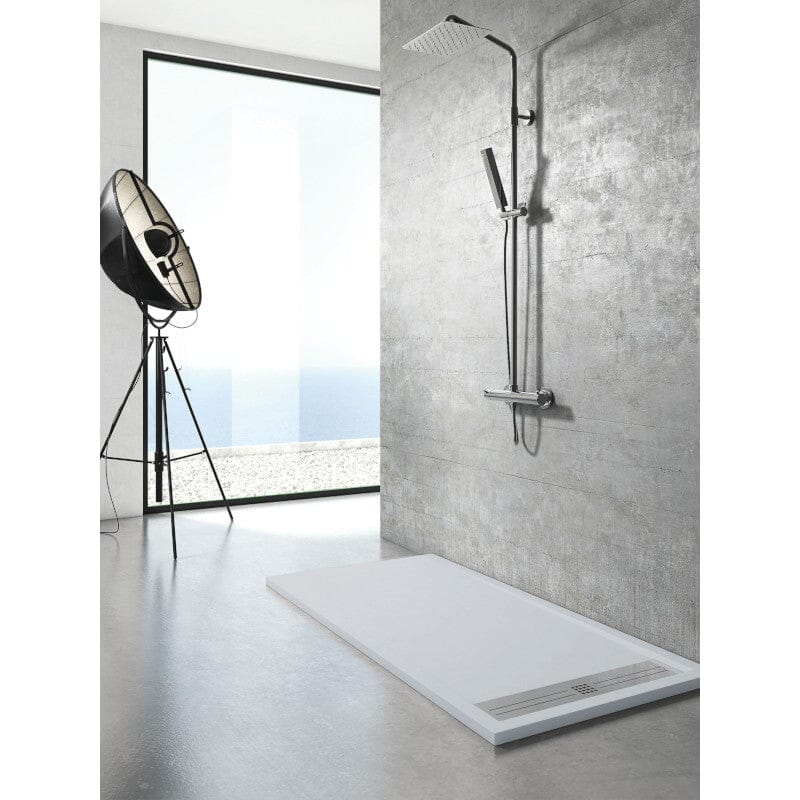 Plato de ducha resina ELITE CENIZA