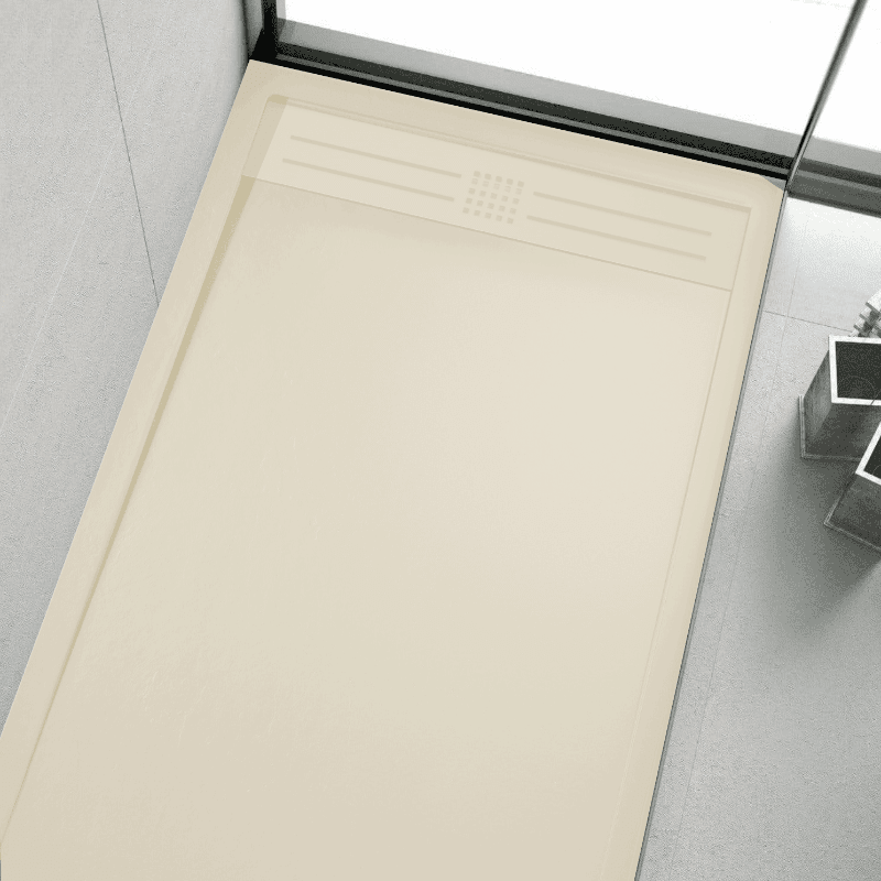 Plato de ducha resina ELITE CREMA