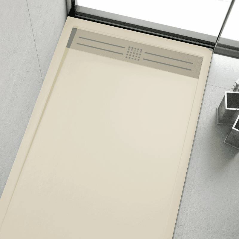 Plato de ducha resina ELITE CREMA