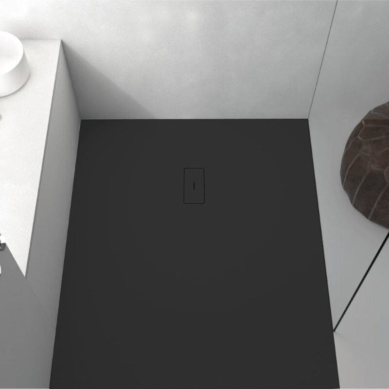 Plato de ducha resina FUSION NEGRO