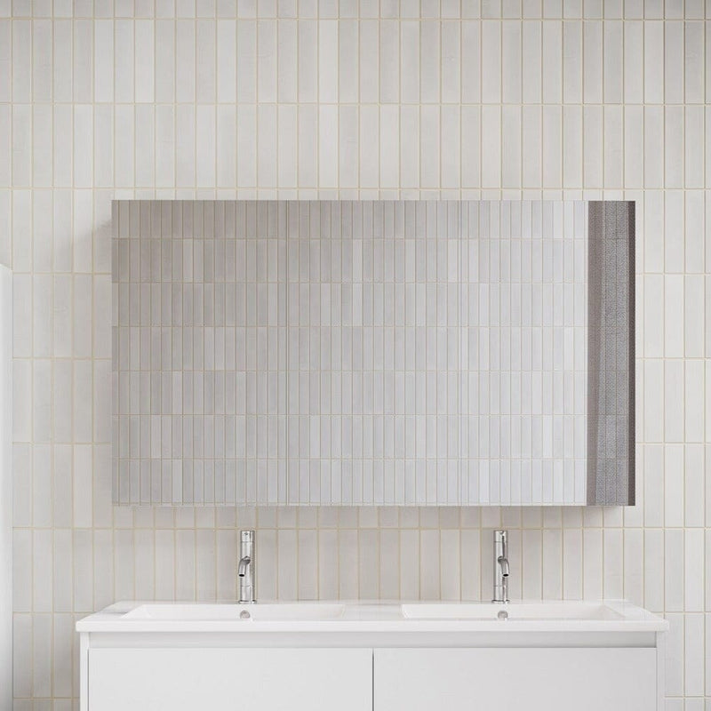 Armario espejo FORTINA ancho 120 cm blanco - Entorno baño