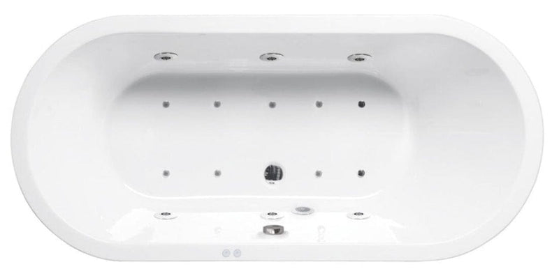 Bañera de hidromasaje ovalada LOFT blanca SANYCCES