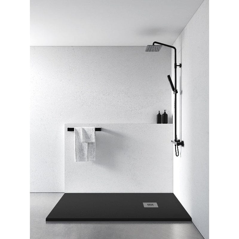 Plato de ducha resina MADISON NEGRO