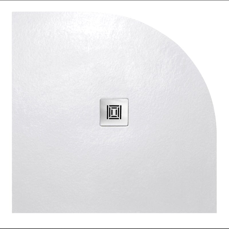 Plato de ducha extraplano semicircular LOGIC