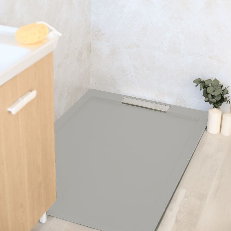 Plato de ducha resina LUX GRIS - Entorno baño