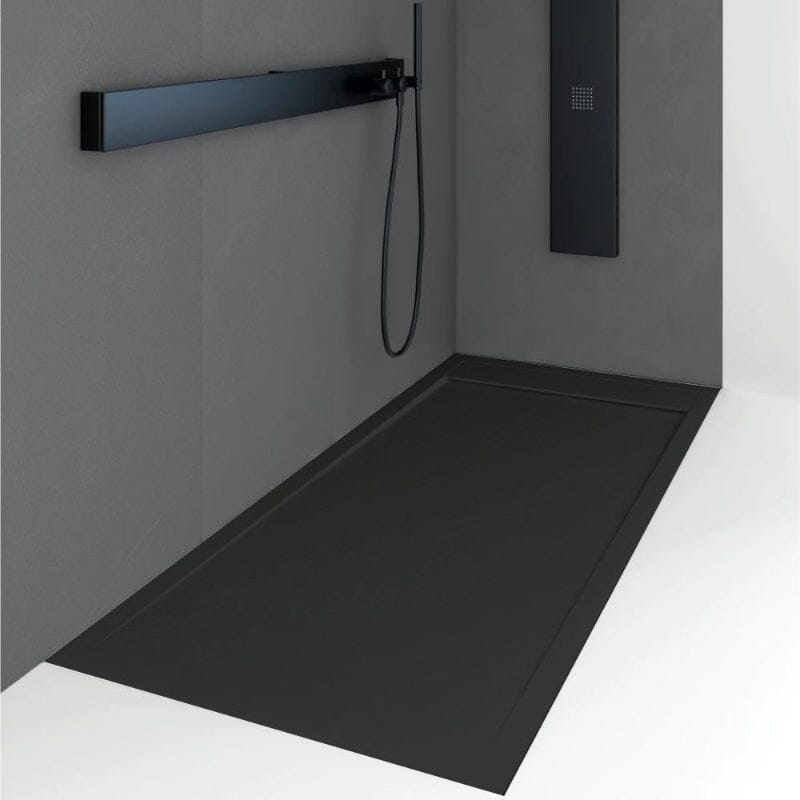 Plato de ducha resina QUORE NEGRO
