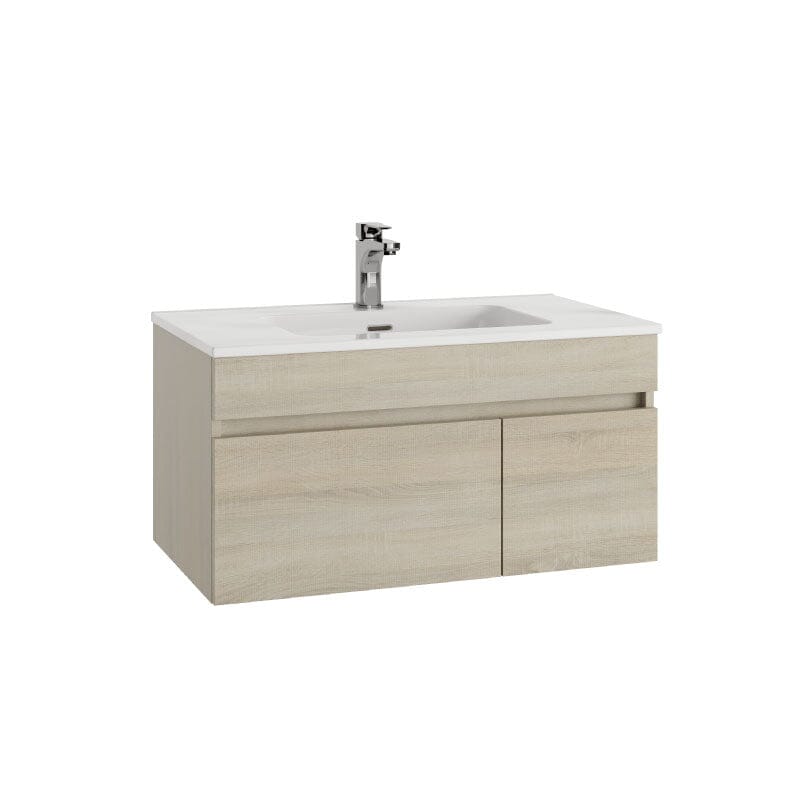 Mueble de Lavabo Suspendido SOKI - 80 cm de ancho - Entorno baño