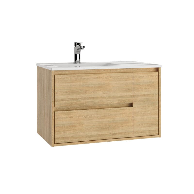 Mueble de Lavabo suspendido TAGUS - 80 cm de ancho - Entorno baño