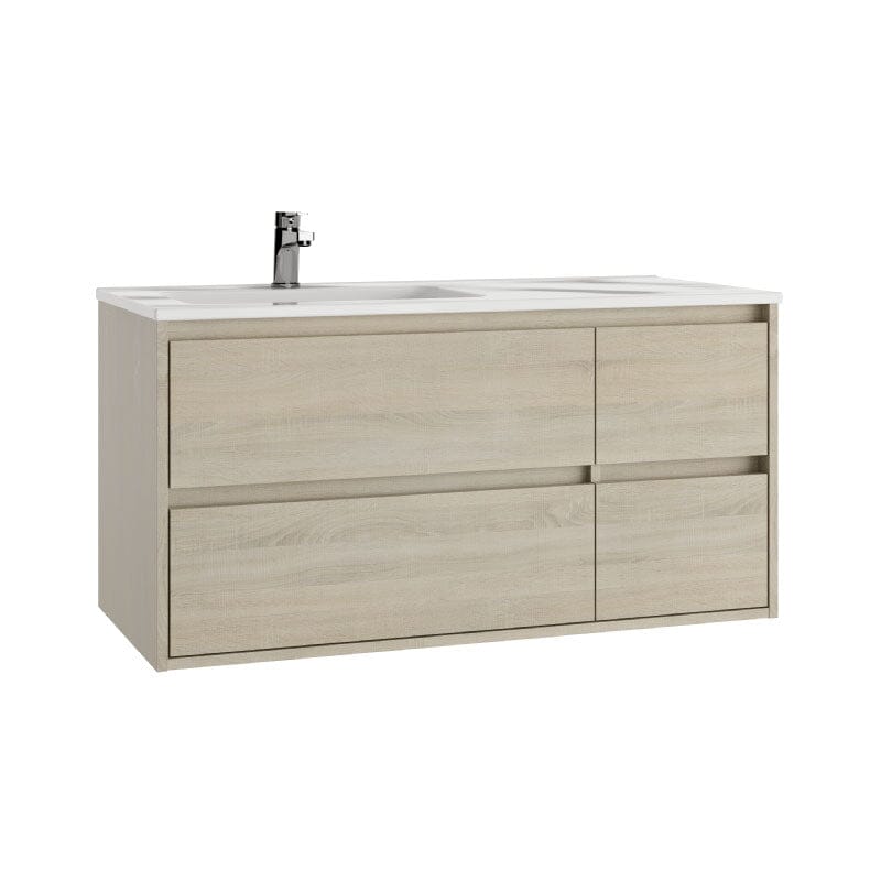 Mueble de Lavabo suspendido TUELA - 100 cm de ancho - Entorno baño
