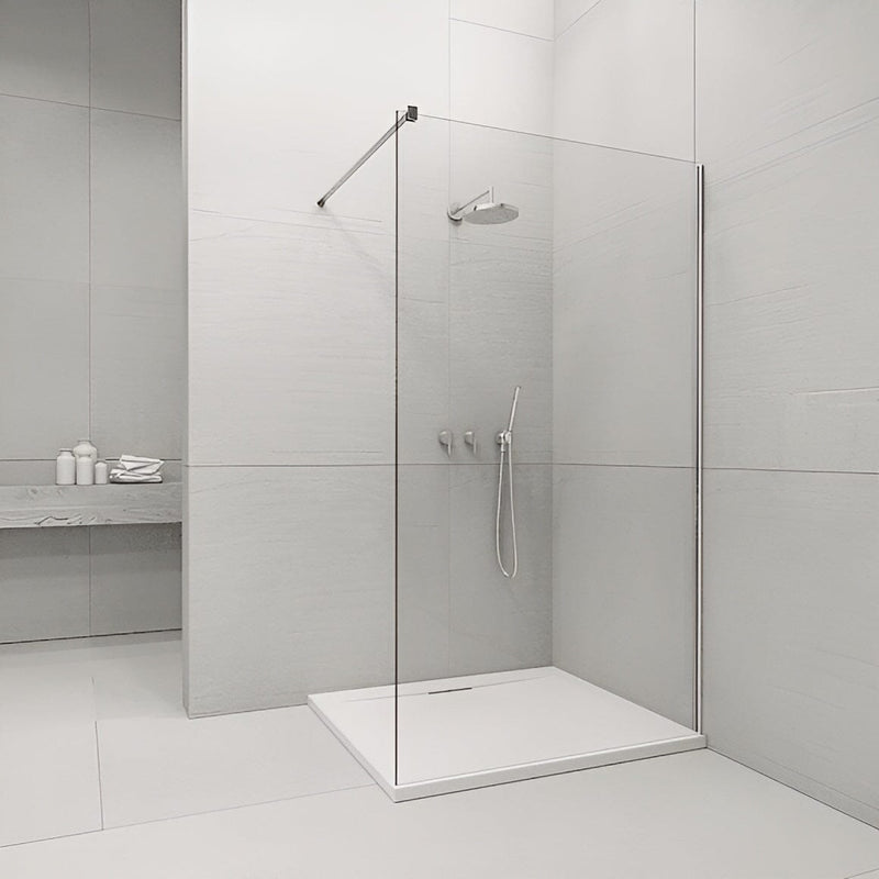 Panel fijo de ducha WALK IN Perfil Cromado - Entorno baño