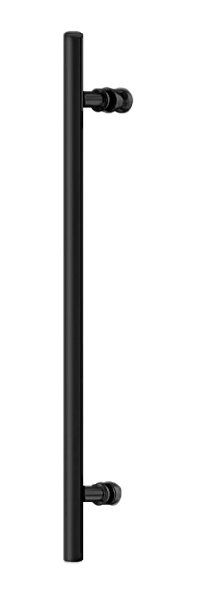 2 Cantos de Duche Fixos + 2 Portas de Correr URBAN Preto