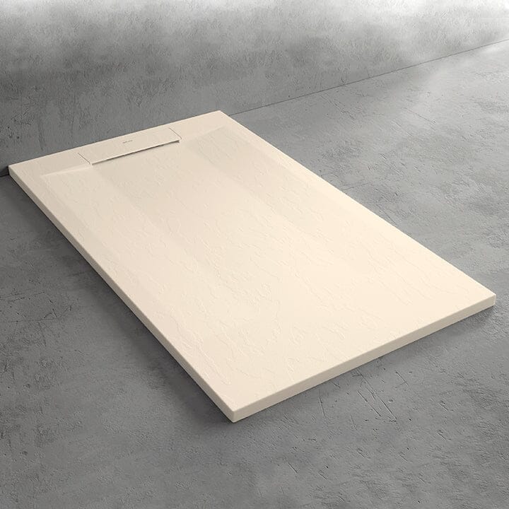 Plato de ducha pizarra SUEZ CREMA