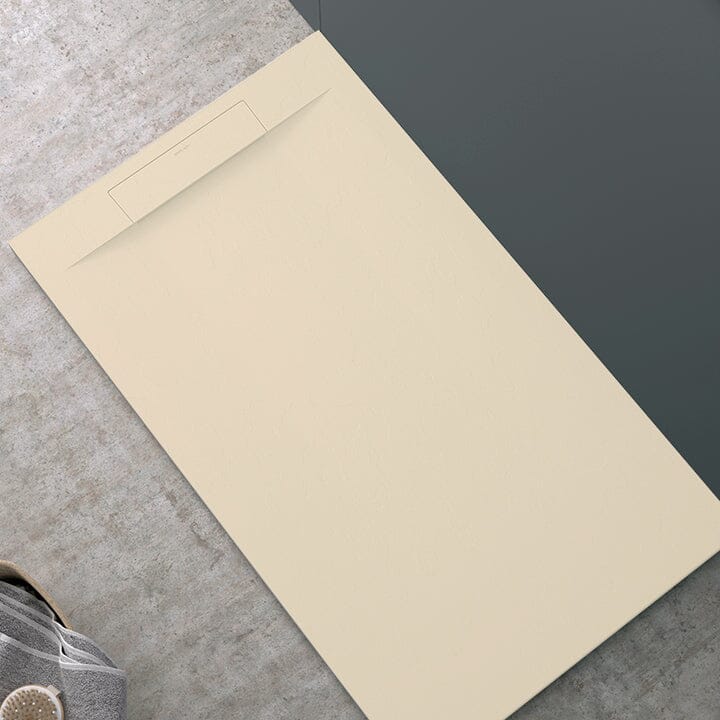 Plato de ducha pizarra SUEZ CREMA