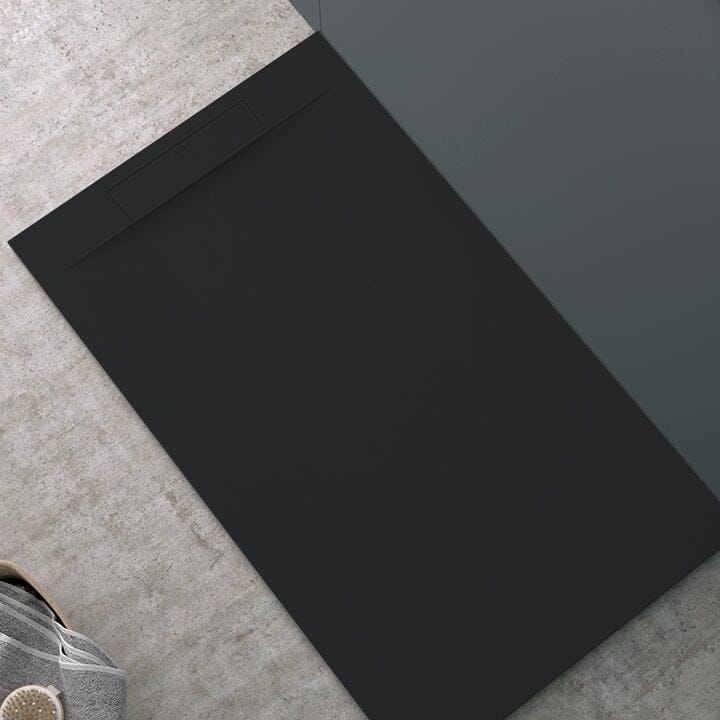 Plato de ducha pizarra SUEZ NEGRO