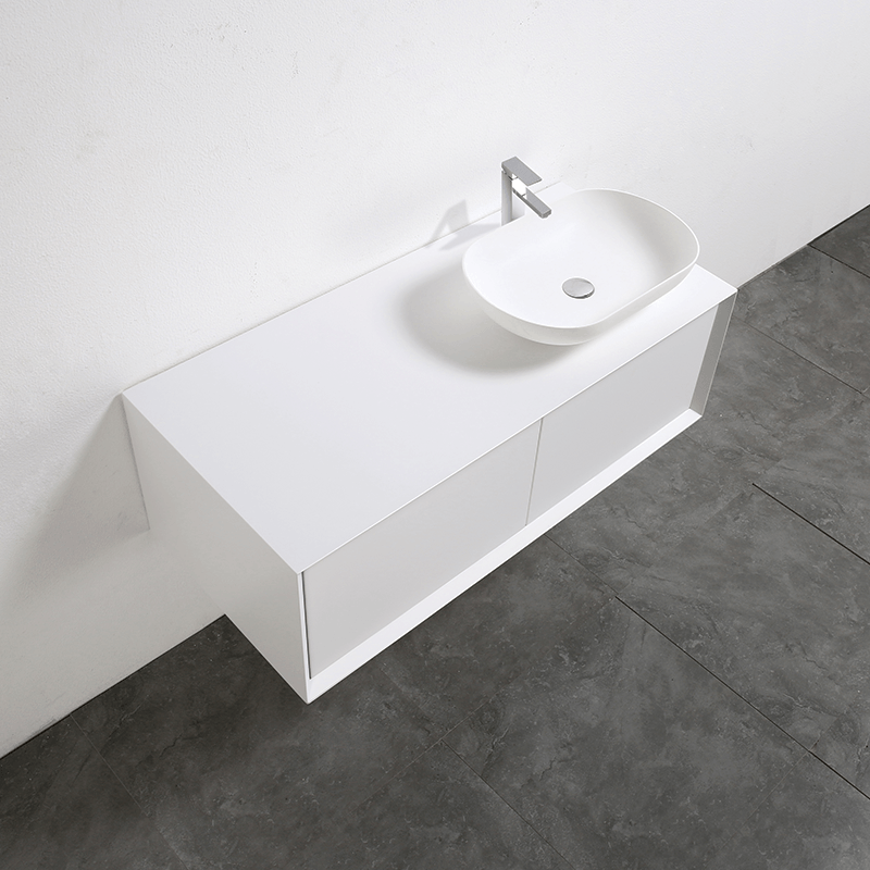 Mueble de baño MONTADO 120cm PALIO, blanco mate - Entorno Baño