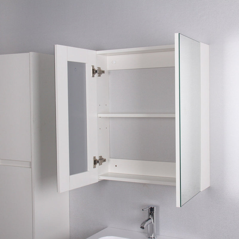 Armario espejo FORTINA ancho 60 cm blanco - Entorno baño