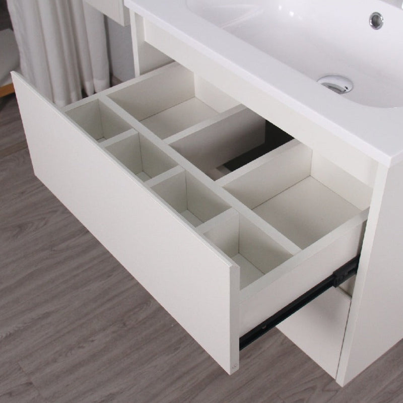 Mueble lavabo + lavabo 60 cm FORTINA blanco - Entorno baño
