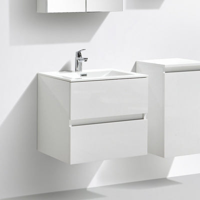 Mueble lavabo + lavabo 60cm MONTADO Lacado Blanco SIENA - Entorno Bano