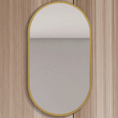 Espejo de baño EULALIA oro - Entorno Baño