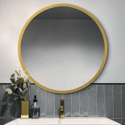 Espejo de baño BALAFIA oro - Entorno Baño