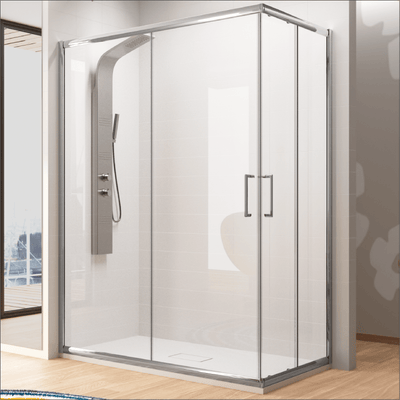 Angular de ducha 2 Fijos + 2 Puertas Correderas BELLA - Entorno baño
