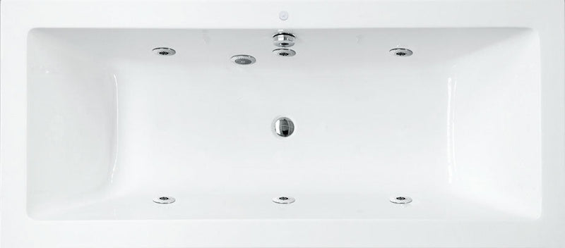 Bañera exenta rectangular CUBE SANYCCES blanca - Entorno baño