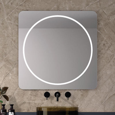 Espejo de baño FIJI. Luz fría LED integrada en el espejo - Entorno baño