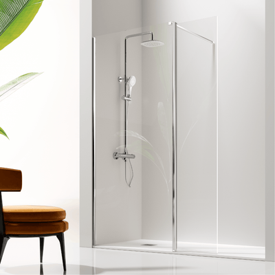 Panel fijo ducha + puerta abatible GIRO - Entorno Bano | Sin decorado_miniature