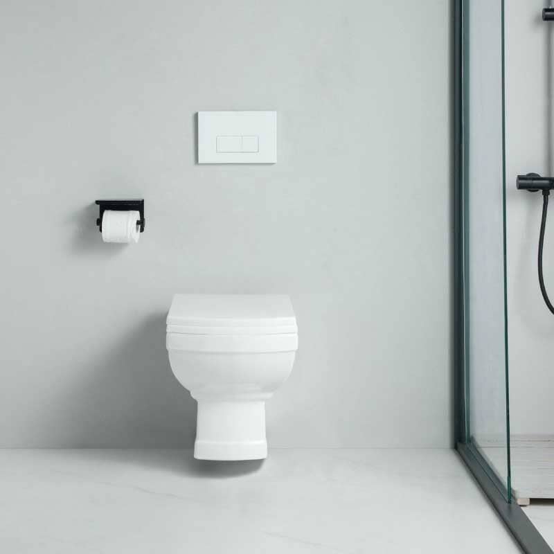 Inodoro de cerámica suspendido retro MECHELL - Entorno baño