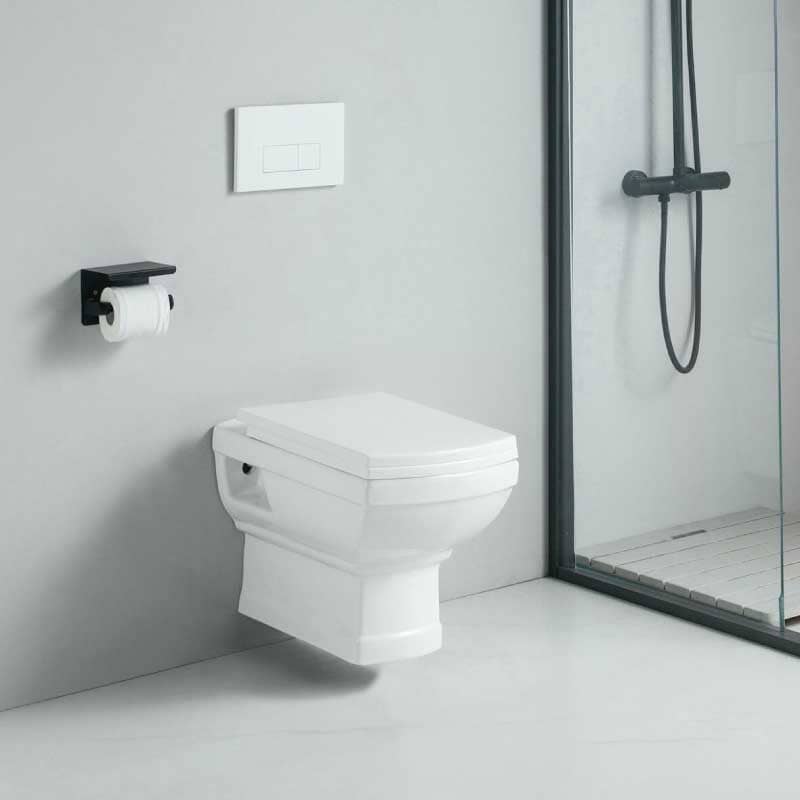 Inodoro de cerámica suspendido retro MECHELL – Entorno Baño
