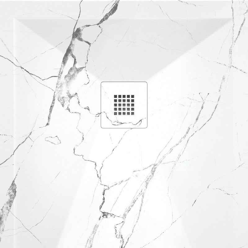 Plato de ducha diseño marmol textura pizarra - Entorno Baño