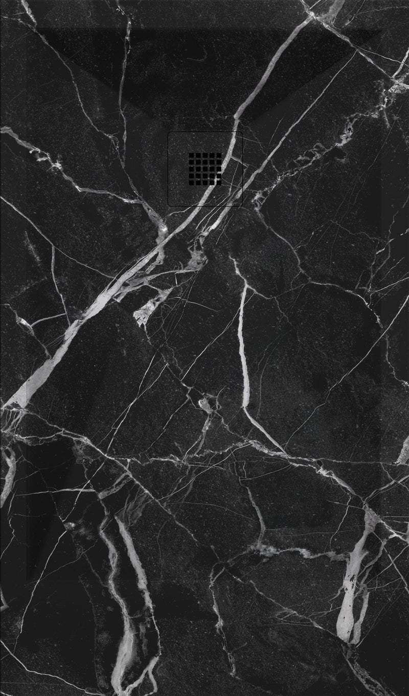 Plato de ducha diseño marmol nero marquina - Entorno Baño