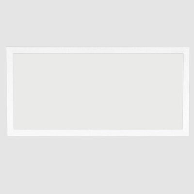 Miroir BALI en teck rectangulaire blanc 120 x 70 cm - Entorno Bano