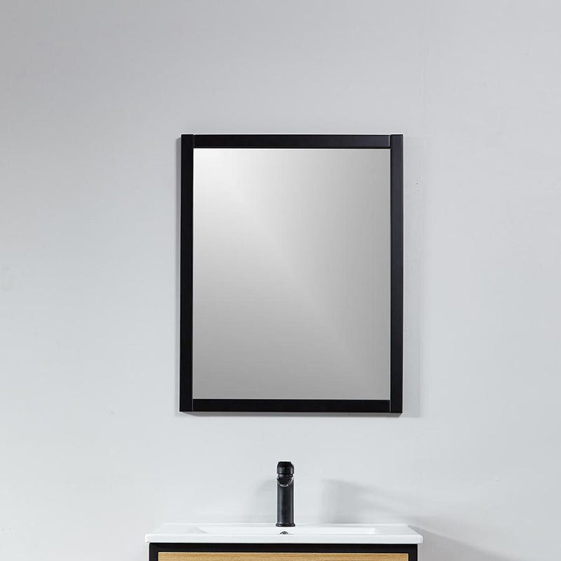 Espejo NEO rectangular 56x70cm con marco negro mate