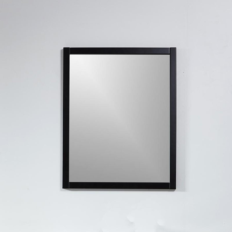 Pack de 2 espejos NEO rectangulares 56x70cm con marco negro mate