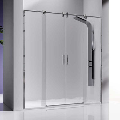 Frontal de ducha 2 Fijos + 2 Puertas Correderas SLIM - Entorno Baño