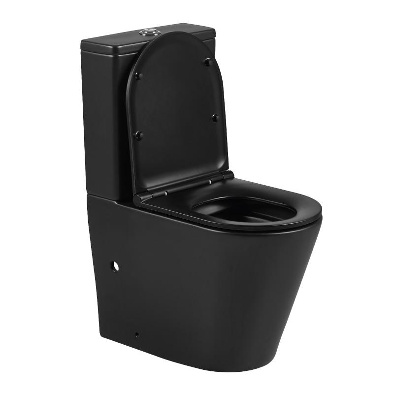 Inodoro TURIN negro cisterna baja - Entorno baño