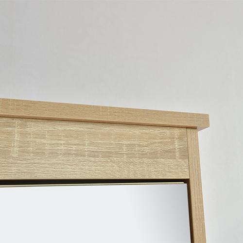 Armario TYPO con espejo 120 cm acabado de fibra de madera roble