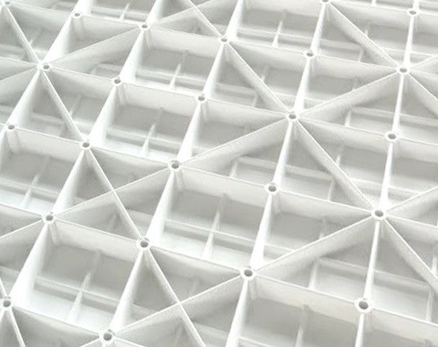 Plato de ducha pizarra PIATTO en SoliCast® resina de fibra CREMA - Entorno Bano